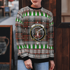Clan MacRae Hunting Weathered Crest Tartan Christmas Ugly Sweater CL51 MacRae Hunting Weathered Crest Tartan Tartan Ugly Sweater