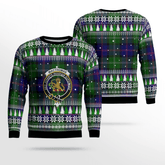 Clan MacThomas Modern Crest Tartan Christmas Ugly Sweater ZJ75 MacThomas Modern Crest Tartan Tartan Ugly Sweater
