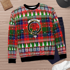 Clan Macnicol Crest Tartan Christmas Ugly Sweater IH96 Macnicol Crest Tartan Tartan Ugly Sweater