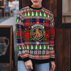 Clan MacPherson Modern Crest Tartan Christmas Ugly Sweater XE92 MacPherson Modern Crest Tartan Tartan Ugly Sweater