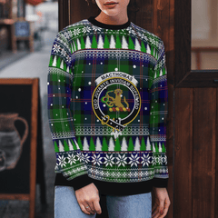 Clan MacThomas Modern Crest Tartan Christmas Ugly Sweater ZJ75 MacThomas Modern Crest Tartan Tartan Ugly Sweater