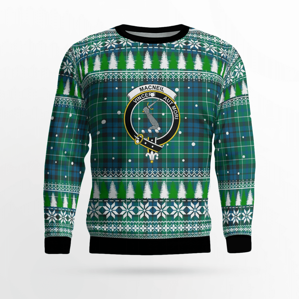 Clan MacNeil of Colonsay Ancient Crest Tartan Christmas Ugly Sweater KO41 MacNeil of Colonsay Ancient Crest Tartan Tartan Ugly Sweater
