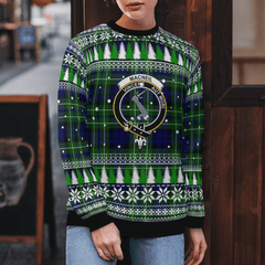 Clan MacNeil (of Colonsay) Crest Tartan Christmas Ugly Sweater YI21 MacNeil (of Colonsay) Crest Tartan Tartan Ugly Sweater