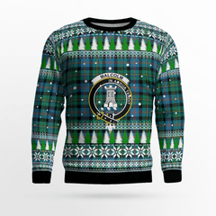 Clan Malcolm Ancient Crest Tartan Christmas Ugly Sweater EE55 Malcolm Ancient Crest Tartan Tartan Ugly Sweater
