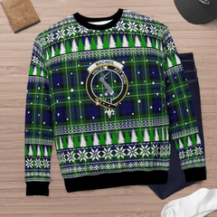 Clan MacNeil (of Colonsay) Crest Tartan Christmas Ugly Sweater YI21 MacNeil (of Colonsay) Crest Tartan Tartan Ugly Sweater