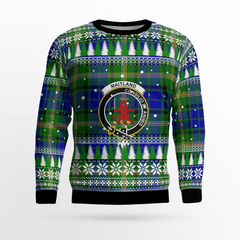 Clan Maitland Crest Tartan Christmas Ugly Sweater DG16 Maitland Crest Tartan Tartan Ugly Sweater
