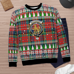 Clan MacPherson Ancient Crest Tartan Christmas Ugly Sweater GB69 MacPherson Ancient Crest Tartan Tartan Ugly Sweater
