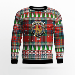 Clan MacPherson Ancient Crest Tartan Christmas Ugly Sweater GB69 MacPherson Ancient Crest Tartan Tartan Ugly Sweater