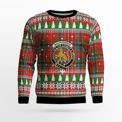 Clan MacPherson Weathered Crest Tartan Christmas Ugly Sweater CY97 MacPherson Weathered Crest Tartan Tartan Ugly Sweater