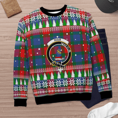 Clan Mar Crest Tartan Christmas Ugly Sweater ZP92 Mar Crest Tartan Tartan Ugly Sweater