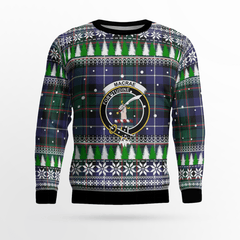 Clan MacRae Hunting Modern Crest Tartan Christmas Ugly Sweater HS81 MacRae Hunting Modern Crest Tartan Tartan Ugly Sweater