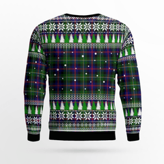 Clan Malcolm Modern Crest Tartan Christmas Ugly Sweater MO17 Malcolm Modern Crest Tartan Tartan Ugly Sweater