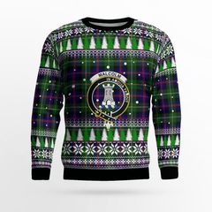 Clan Malcolm Modern Crest Tartan Christmas Ugly Sweater MO17 Malcolm Modern Crest Tartan Tartan Ugly Sweater
