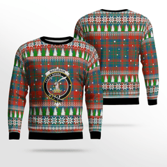Clan Matheson Ancient Crest Tartan Christmas Ugly Sweater XZ80 Matheson Ancient Crest Tartan Tartan Ugly Sweater