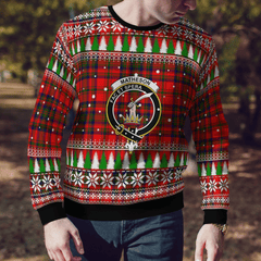 Clan Matheson Modern Crest Tartan Christmas Ugly Sweater WL97 Matheson Modern Crest Tartan Tartan Ugly Sweater