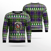 Clan Whiteford Crest Tartan Christmas Ugly Sweater OI22 Whiteford Crest Tartan Tartan Ugly Sweater