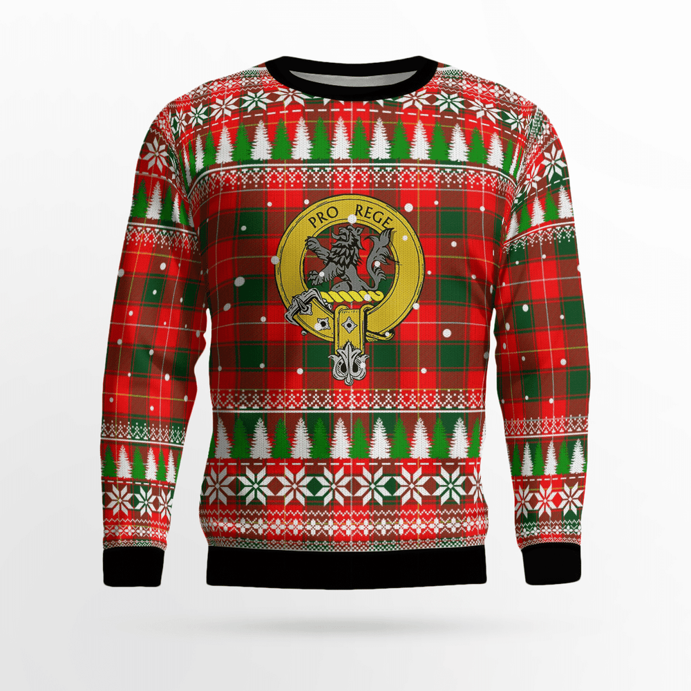 Clan MacPhee Modern Crest Tartan Christmas Ugly Sweater XQ20 MacPhee Modern Crest Tartan Tartan Ugly Sweater