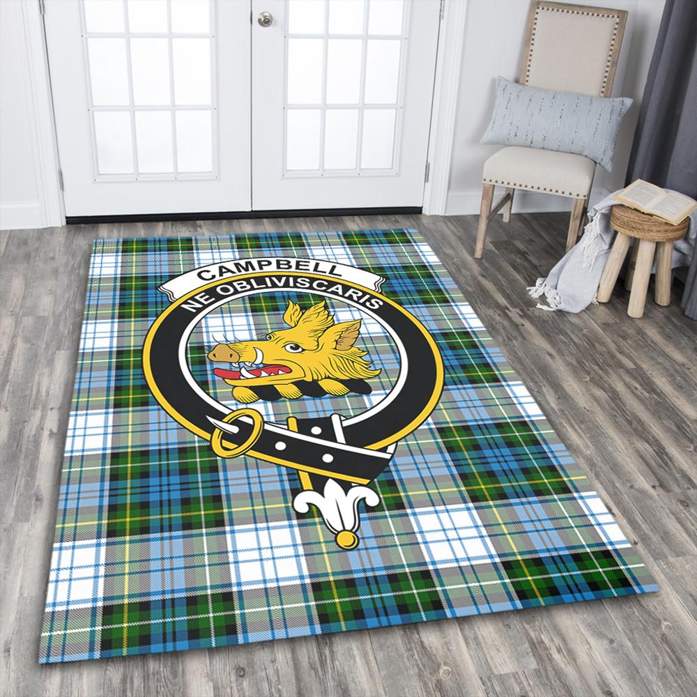 Campbell Dress Ancient Tartan Crest Area Rug