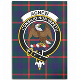 Agnew Modern Tartan Crest Area Rug