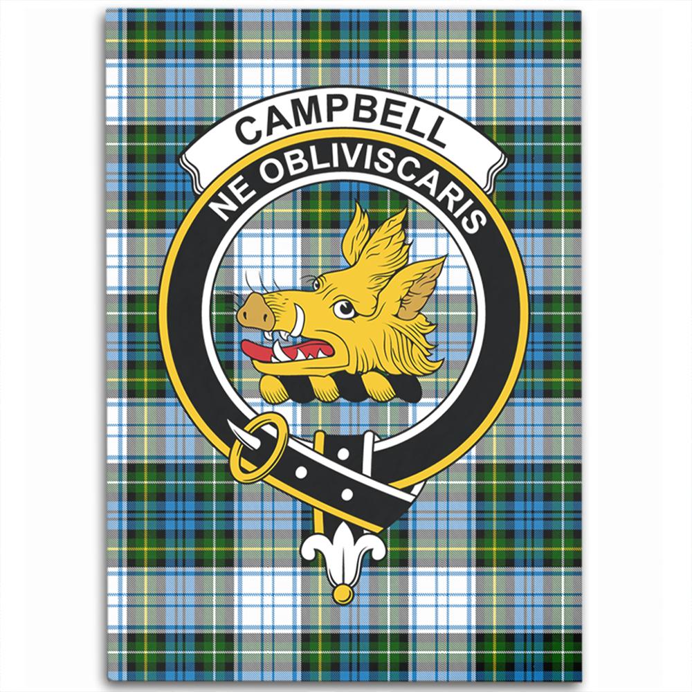 Campbell Dress Ancient Tartan Crest Area Rug