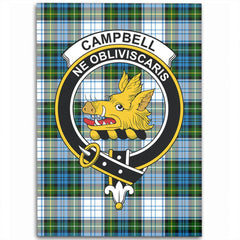 Campbell Dress Ancient Tartan Crest Area Rug