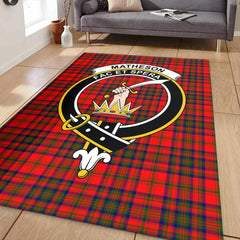 Matheson Modern Tartan Crest Area Rug