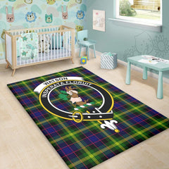 Watson Modern Tartan Crest Area Rug