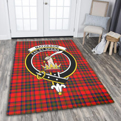 Matheson Modern Tartan Crest Area Rug