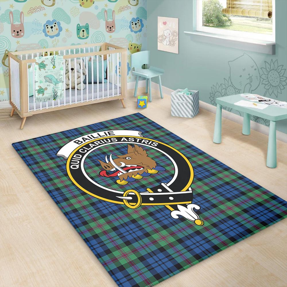 Baillie Ancient Tartan Crest Area Rug