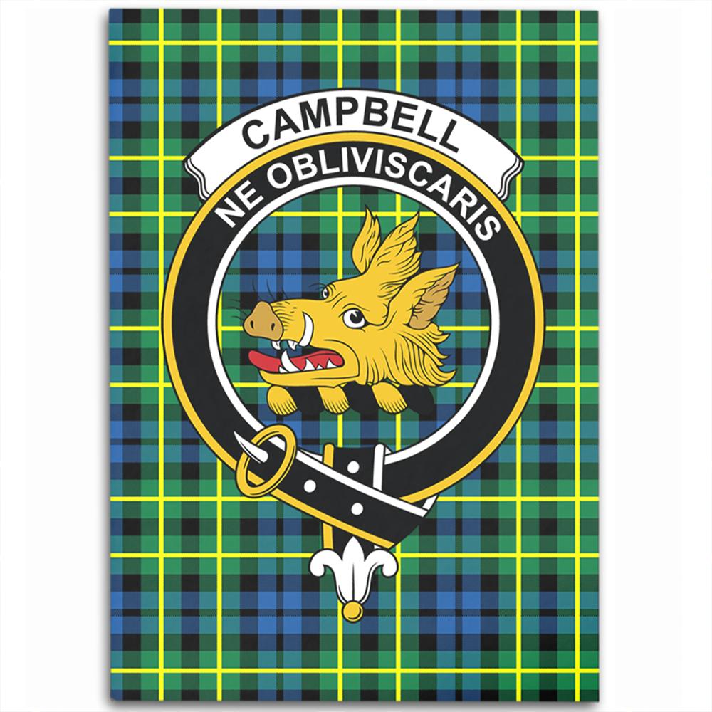 Campbell of Breadalbane Ancient Tartan Crest Area Rug