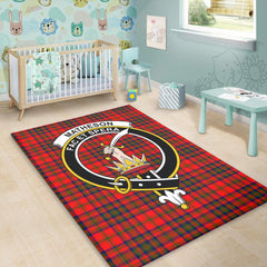 Matheson Modern Tartan Crest Area Rug