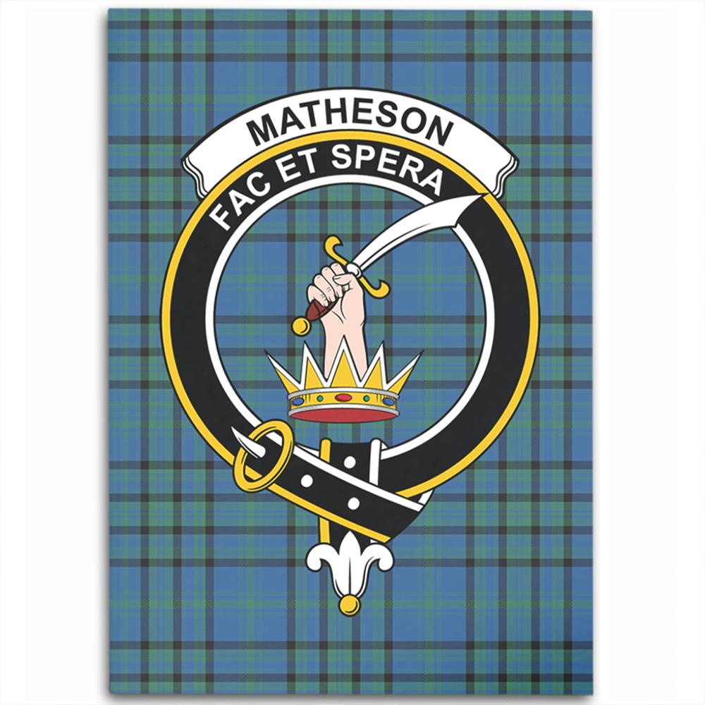 Matheson Hunting Ancient Tartan Crest Area Rug