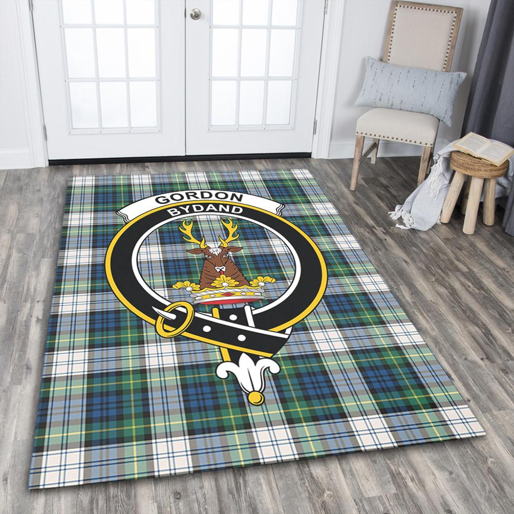 Gordon Dress Ancient Tartan Crest Area Rug