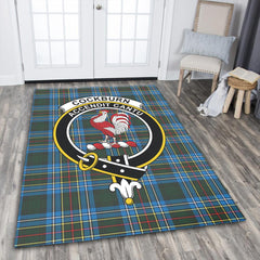 Cockburn Modern Tartan Crest Area Rug