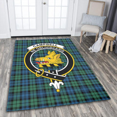 Campbell Ancient 02 Tartan Crest Area Rug