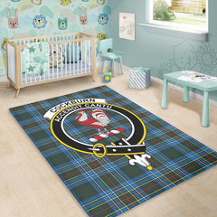 Cockburn Modern Tartan Crest Area Rug