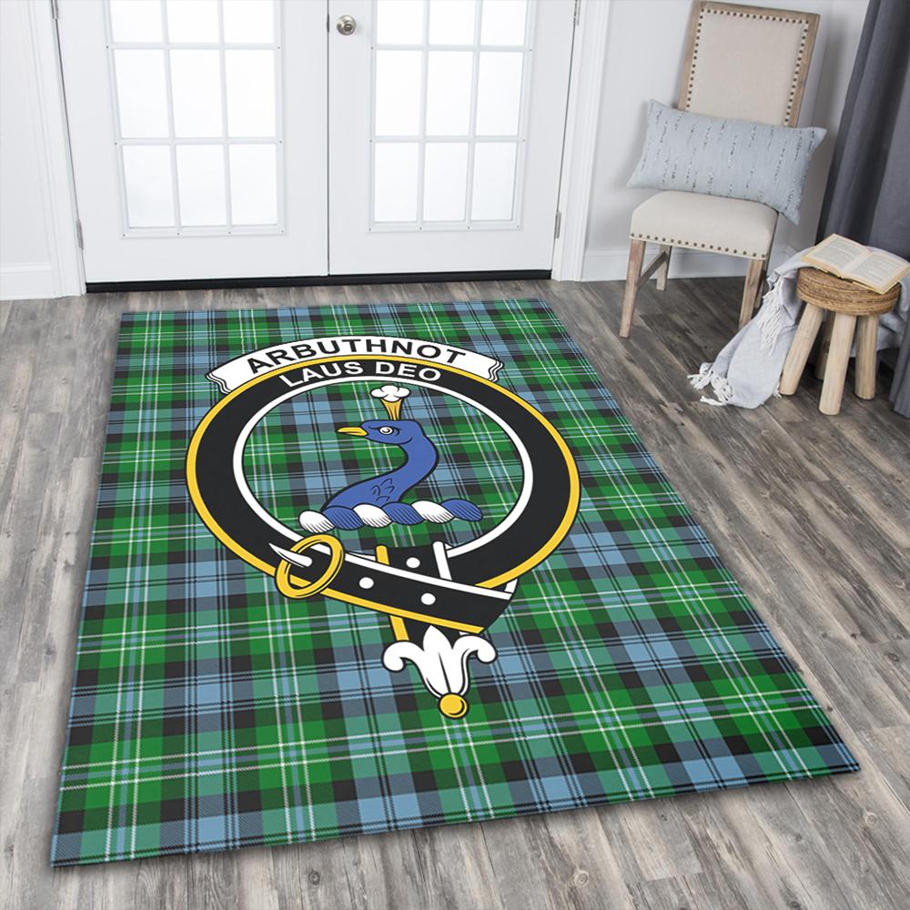 Arbuthnot Ancient Tartan Crest Area Rug