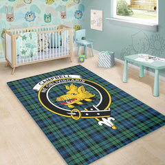 Campbell Ancient 02 Tartan Crest Area Rug