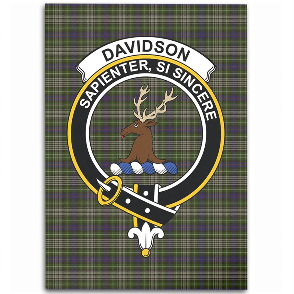 Davidson Tulloch Dress Tartan Crest Area Rug