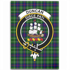Duncan Modern Tartan Crest Area Rug