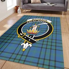 Matheson Hunting Ancient Tartan Crest Area Rug