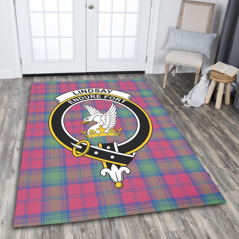 Lindsay Ancient Tartan Crest Area Rug