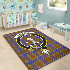 Balfour Modern Tartan Crest Area Rug
