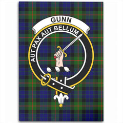 Gunn Modern Tartan Crest Area Rug