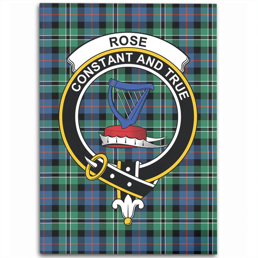 Rose Hunting Ancient Tartan Crest Area Rug