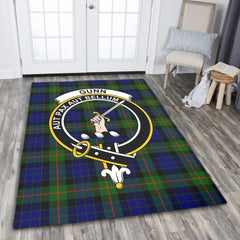 Gunn Modern Tartan Crest Area Rug