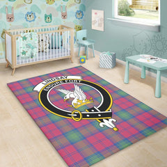 Lindsay Ancient Tartan Crest Area Rug