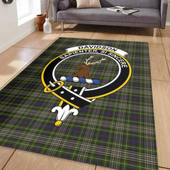 Davidson Tulloch Dress Tartan Crest Area Rug