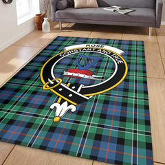 Rose Hunting Ancient Tartan Crest Area Rug