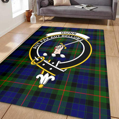 Gunn Modern Tartan Crest Area Rug